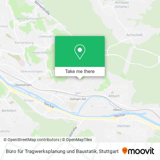 Карта Büro für Tragwerksplanung und Baustatik