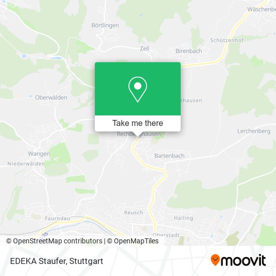 EDEKA Staufer map