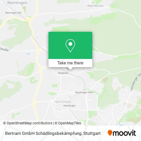 Bertram GmbH Schädlingsbekämpfung map