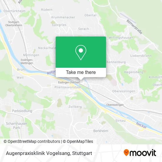Карта Augenpraxisklinik Vogelsang