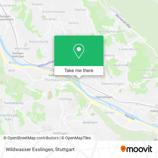 Карта Wildwasser Esslingen