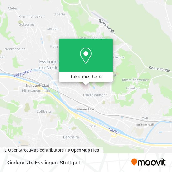 Карта Kinderärzte Esslingen