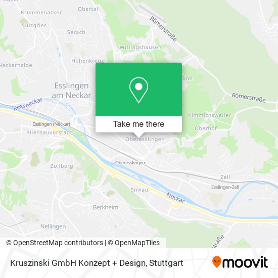 Карта Kruszinski GmbH Konzept + Design