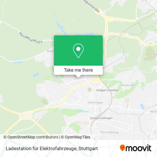 Карта Ladestation für Elektrofahrzeuge