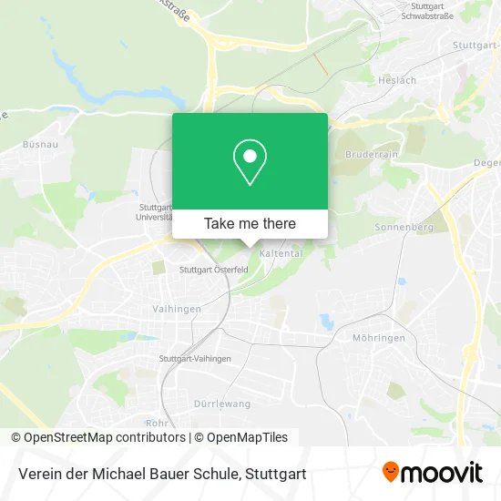 Карта Verein der Michael Bauer Schule