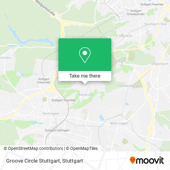 Groove Circle Stuttgart map