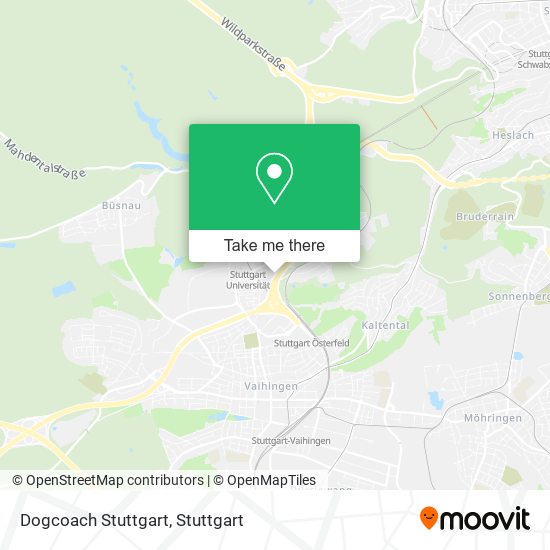 Dogcoach Stuttgart map