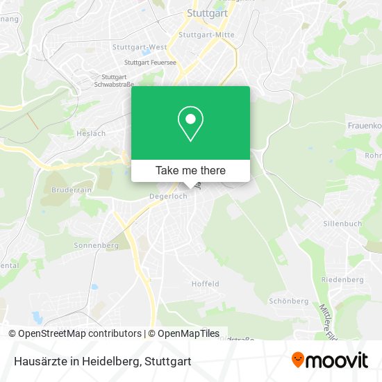 Карта Hausärzte in Heidelberg