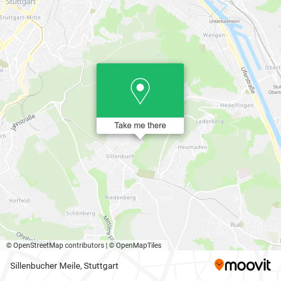 Карта Sillenbucher Meile