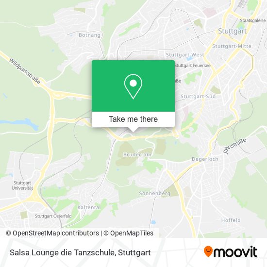 Salsa Lounge die Tanzschule map