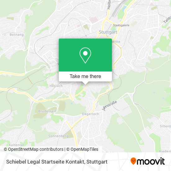 Schiebel Legal Startseite Kontakt map