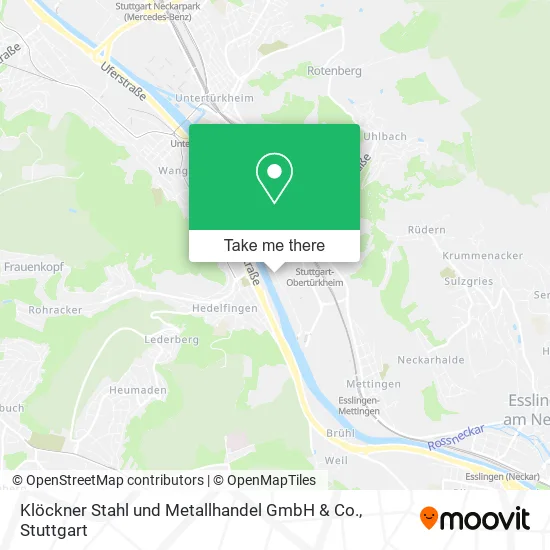 Карта Klöckner Stahl und Metallhandel GmbH & Co.