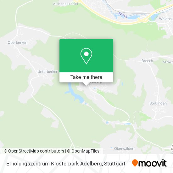 Erholungszentrum Klosterpark Adelberg map