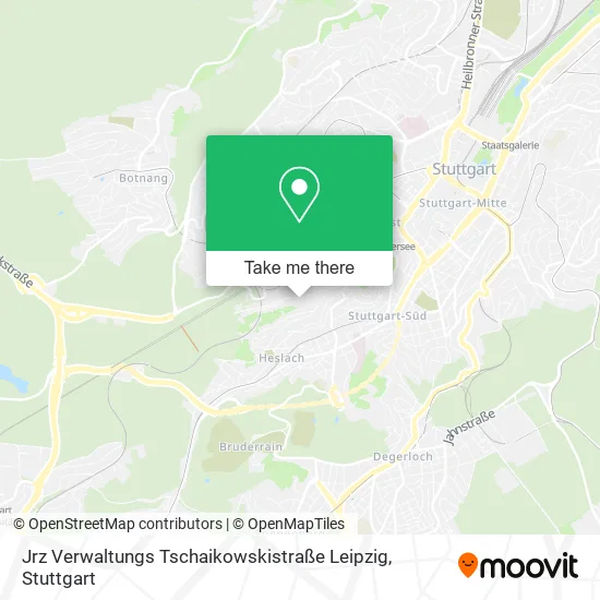 Карта Jrz Verwaltungs Tschaikowskistraße Leipzig