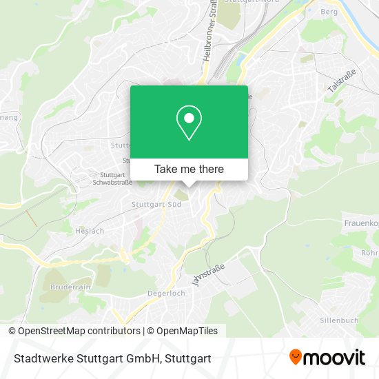 Stadtwerke Stuttgart GmbH map