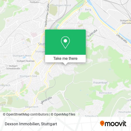 Dexson Immobilien map