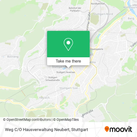 Карта Weg C/O Hausverwaltung Neubert