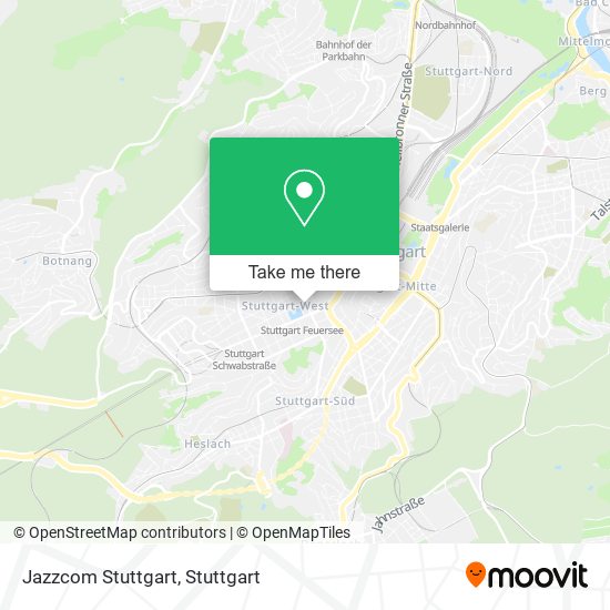 Jazzcom Stuttgart map