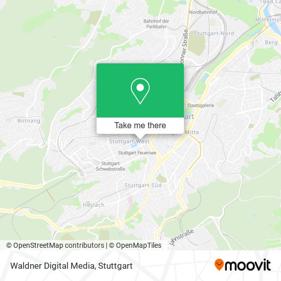 Waldner Digital Media map