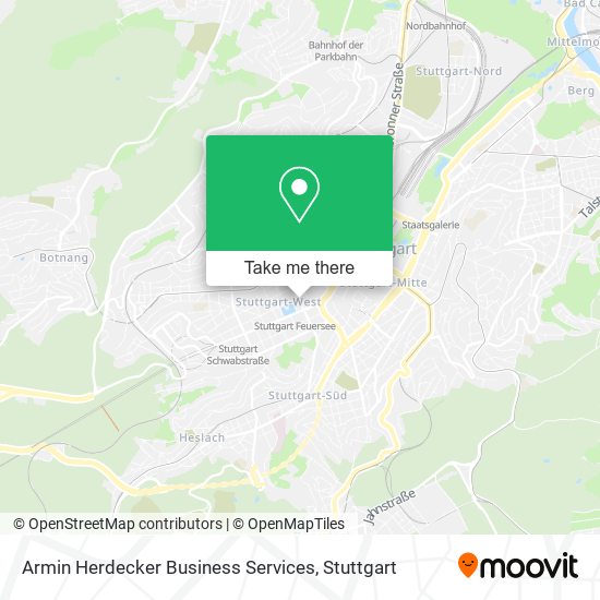 Armin Herdecker Business Services map