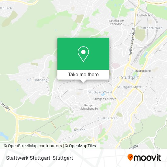 Stattwerk Stuttgart map