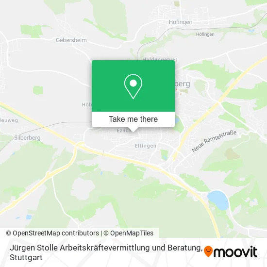 Карта Jürgen Stolle Arbeitskräftevermittlung und Beratung