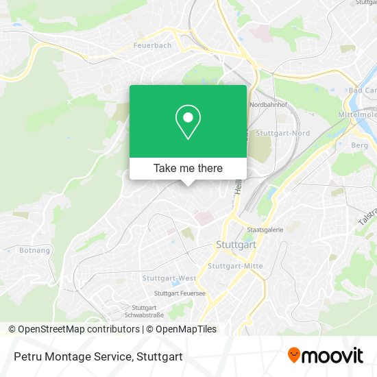 Petru Montage Service map