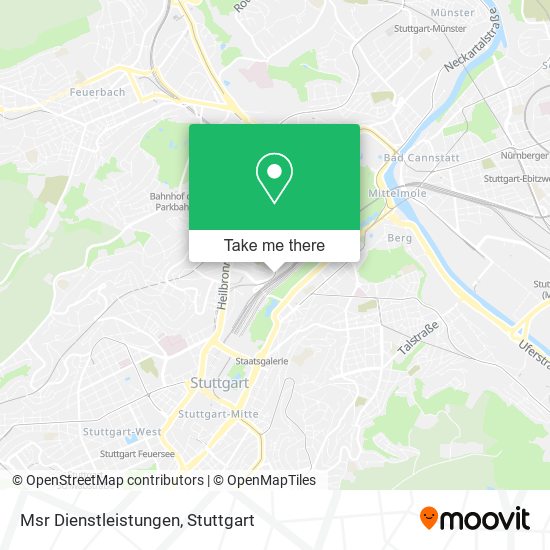 Msr Dienstleistungen map