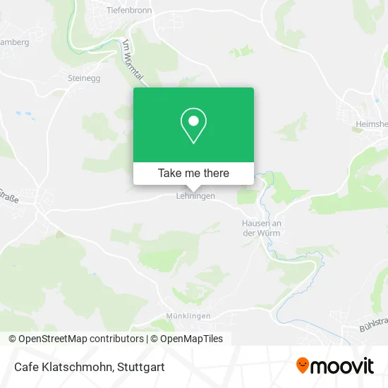 Карта Cafe Klatschmohn