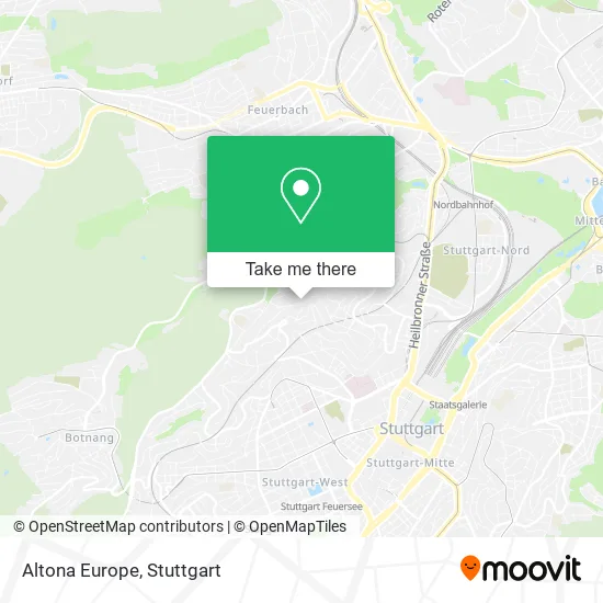 Карта Altona Europe