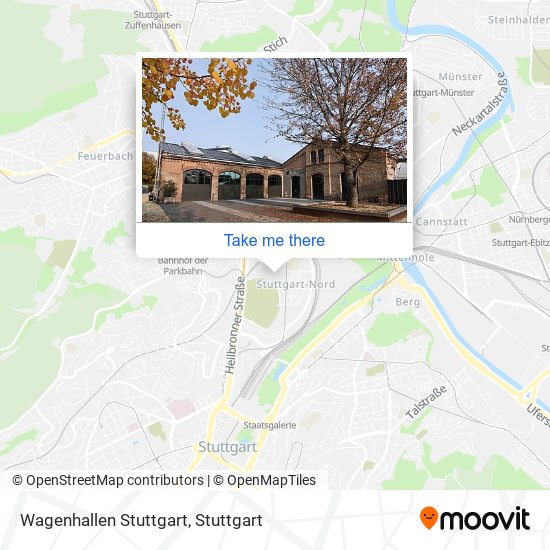 Wagenhallen Stuttgart map