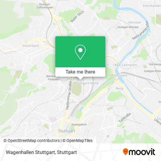 Карта Wagenhallen Stuttgart
