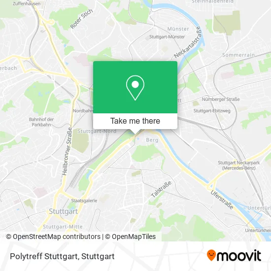Карта Polytreff Stuttgart