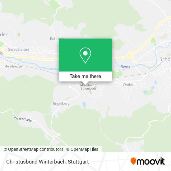Christusbund Winterbach map