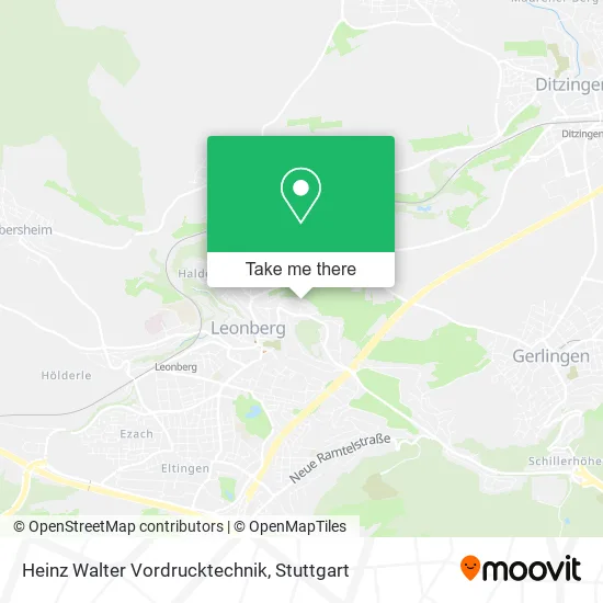 Карта Heinz Walter Vordrucktechnik