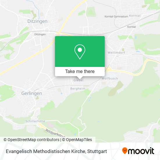 Evangelisch Methodistischen Kirche map