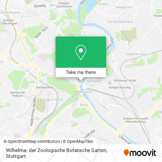 Карта Wilhelma- der Zoologische Botansche Garten