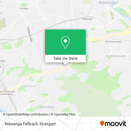 Ndwenga Fellbach map