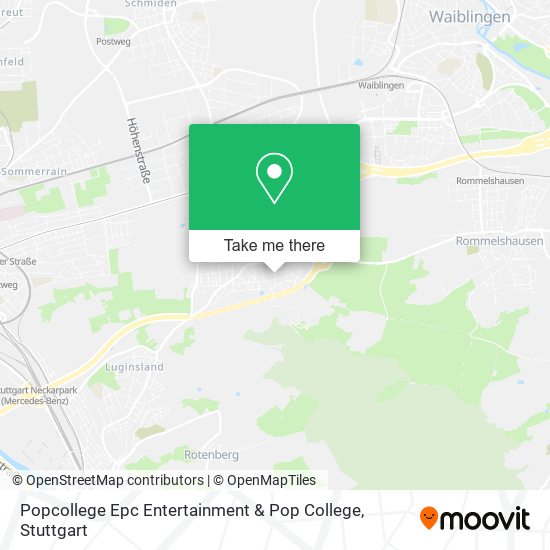 Popcollege Epc Entertainment & Pop College map
