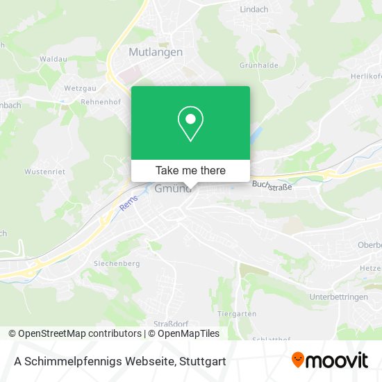 Карта A Schimmelpfennigs Webseite