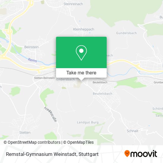 Карта Remstal-Gymnasium Weinstadt