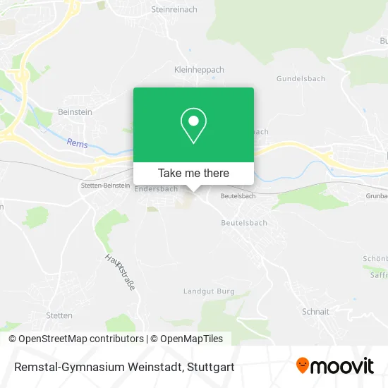 Карта Remstal-Gymnasium Weinstadt