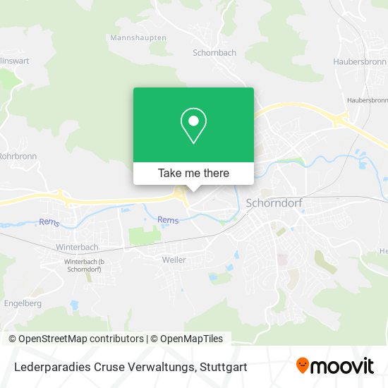 Lederparadies Cruse Verwaltungs map