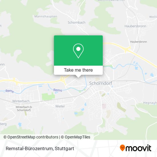 Remstal-Bürozentrum map