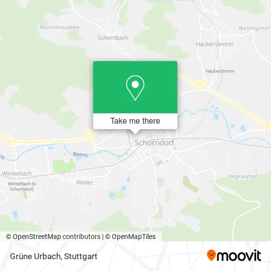 Карта Grüne Urbach