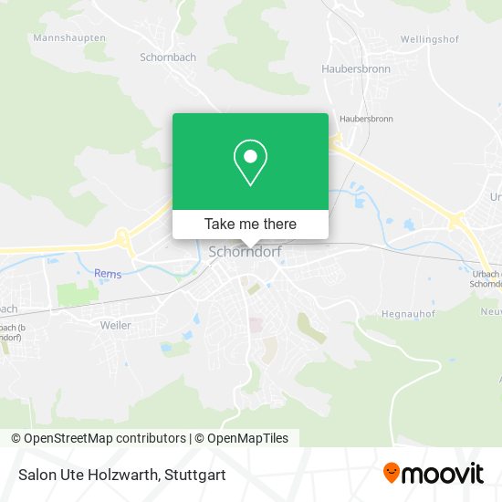 Salon Ute Holzwarth map