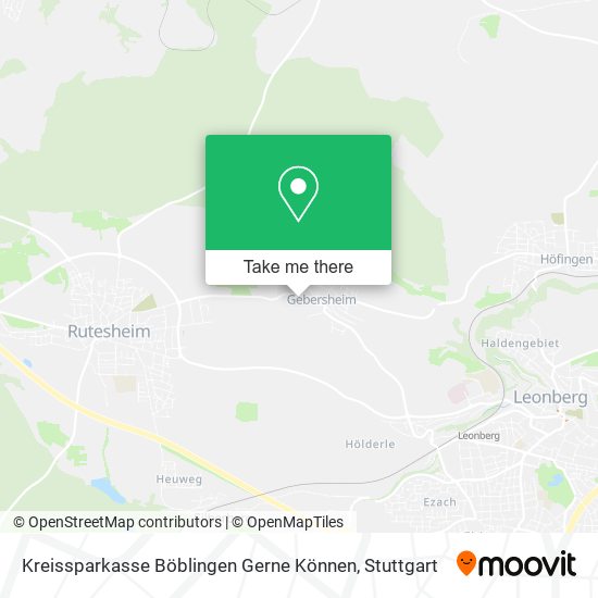 Kreissparkasse Böblingen Gerne Können map