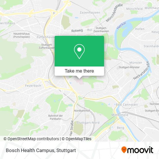 Карта Bosch Health Campus