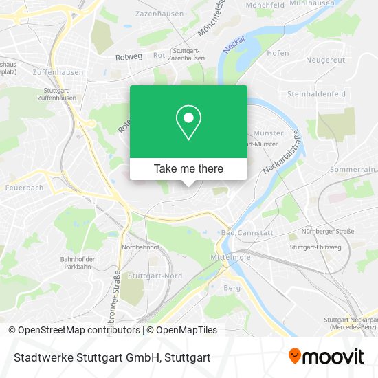 Stadtwerke Stuttgart GmbH map