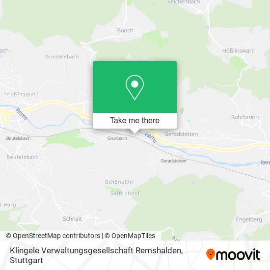 Klingele Verwaltungsgesellschaft Remshalden map